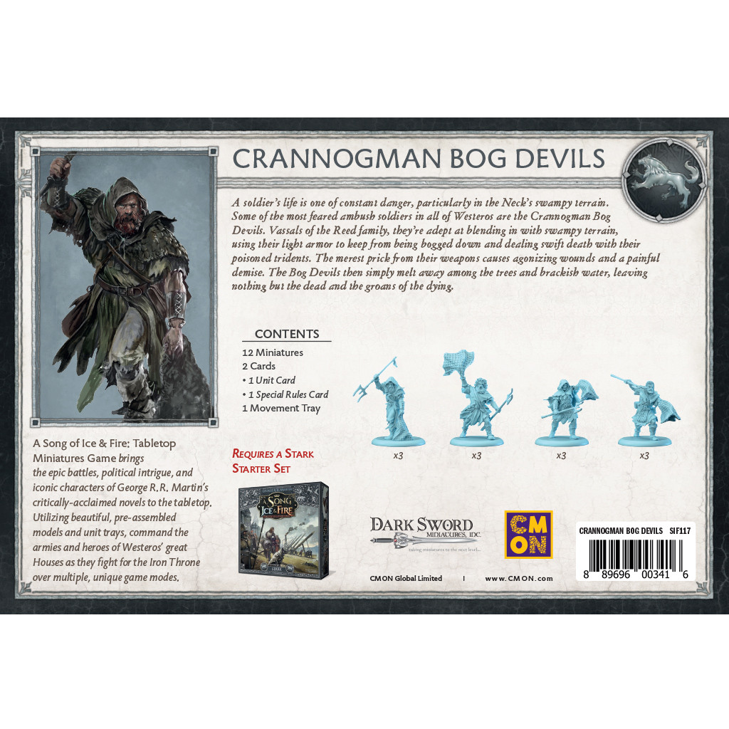 A Song of Ice and Fire : Tabletop Miniatures Game - Crannogman Bog Devils